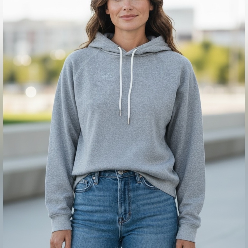 J. Crew Velour Gray Women's Hoodie